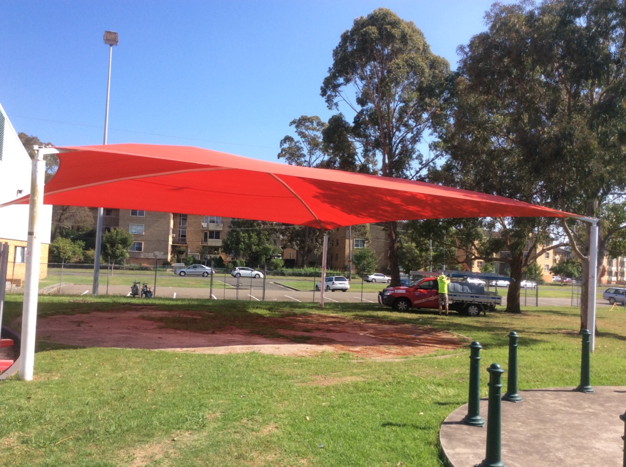 Hip Style Sail Installation